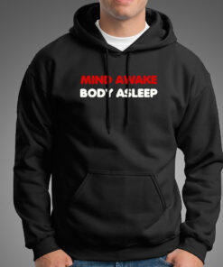 Mind Awake Body Asleep Night Coder Men’s Tee