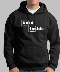 Nerd Inside  Hidden Geek Theme Tee