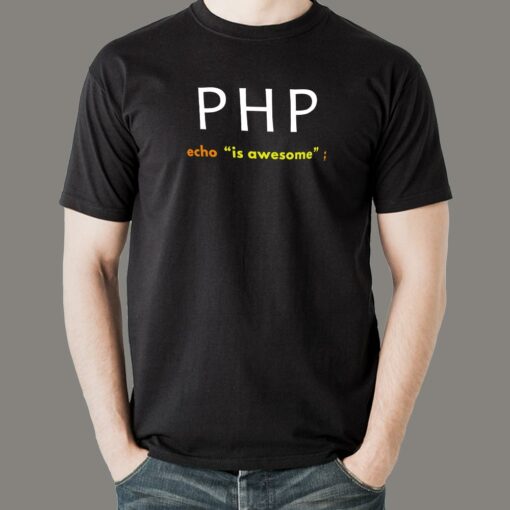 PHP Echo Is Awesome T-Shirt For Men