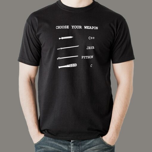 Programming Language Showdown T-Shirt – JavaC++PythonC