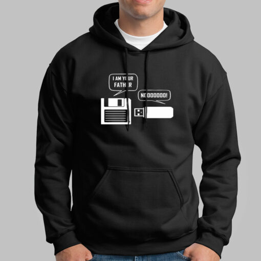 Retro Tech – ‘Floppy Disk and USB’ Men’s Nostalgic T-Shirt