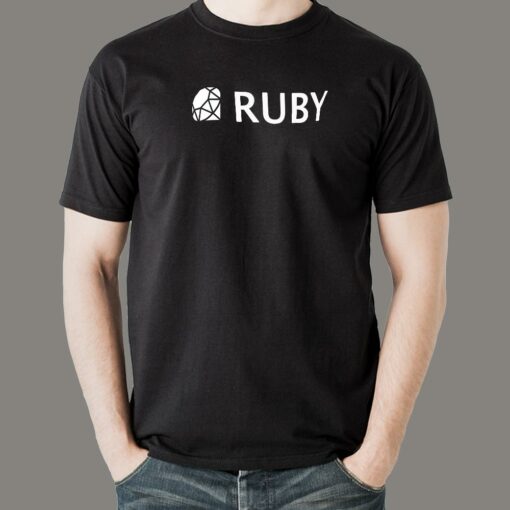 Ruby Programming Men’s T-Shirt – Crafted with Code Gems