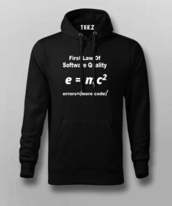 Software Quality Law Tee – More Code, More Errors by Teez