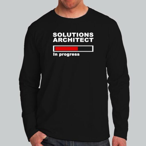 Solutions Architect Progress T-Shirt – Blueprinting Future