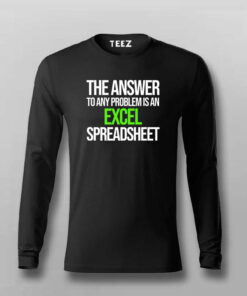 Solve It with Excel – Spreadsheet Wizard Tee