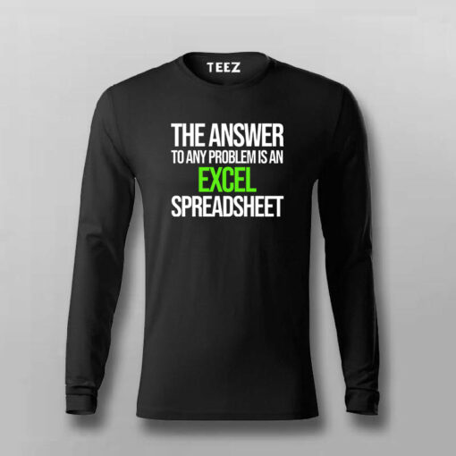 Solve It with Excel – Spreadsheet Wizard Tee