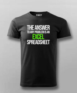 Solve It with Excel – Spreadsheet Wizard Tee 2 Solve It with Excel Spreadsheet Wizard Tee 3