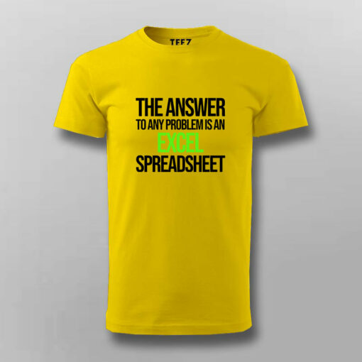 Solve It with Excel – Spreadsheet Wizard Tee