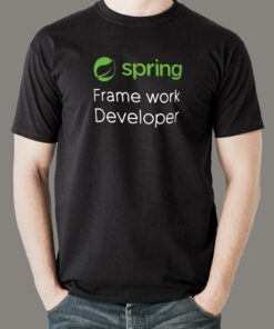 Spring Framework Dev T-Shirt – Code in Bloom