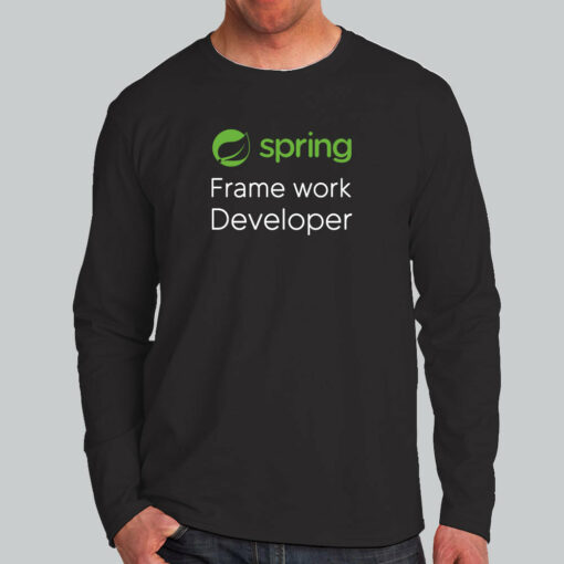 Spring Framework Dev T-Shirt – Code in Bloom