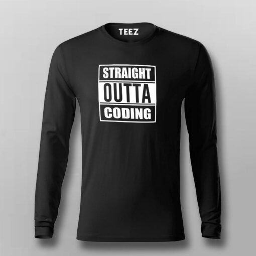 Straight Outta Coding T-Shirt – Freshly Compiled