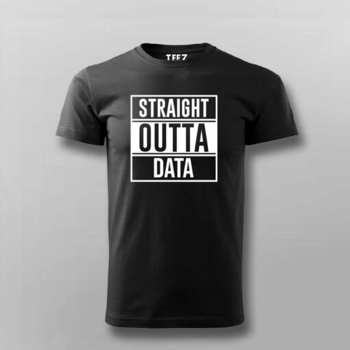 Straight Outta Data Men’s Tee – From Data With Pride