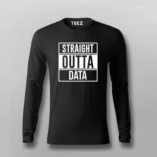 Straight Outta Data Men’s Tee – From Data With Pride