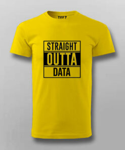 Straight Outta Data Mens Tee From Data With Pride 4