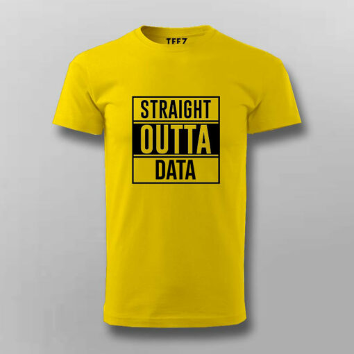 Straight Outta Data Men’s Tee – From Data With Pride