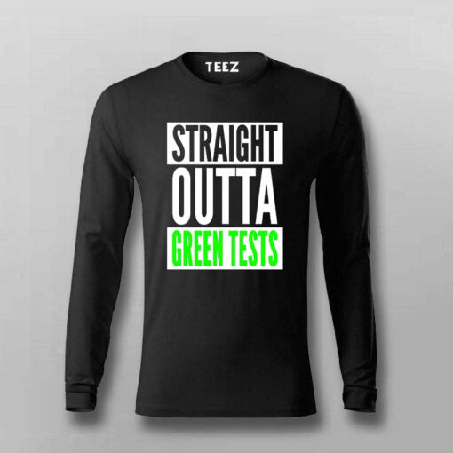 Straight Outta Green Tests Men’s Tee – Pride in Passing