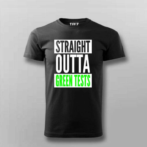 Straight Outta Green Tests Men’s Tee – Pride in Passing