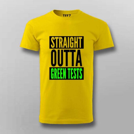 Straight Outta Green Tests Men’s Tee – Pride in Passing