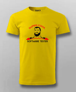 Super Cool Tester Mens Tee Excellence in Every Bug 4