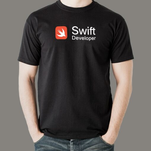 Swift Developer Men’s Tee – For the Fast Coders