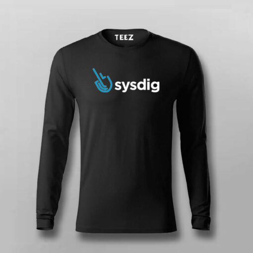 Sysdig Men’s Round Neck T-Shirt – Cool and Trendy Design