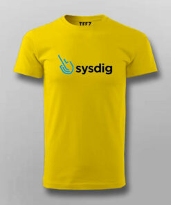 Sysdig Mens Round Neck T Shirt Cool and Trendy Design 4