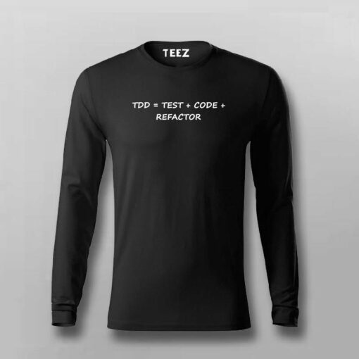 TDD Lifecycle Men’s T-Shirt – Cycle of Coding Success