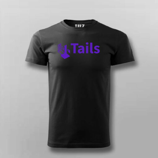 Tails Linux Dist. Men’s T-Shirt – Privacy-First Computing