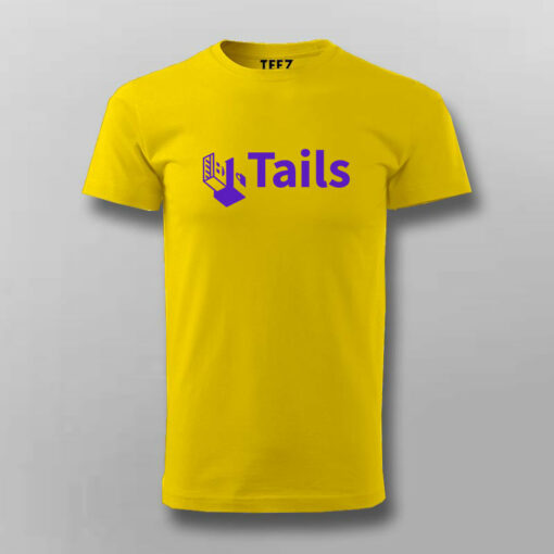 Tails Linux Dist. Men’s T-Shirt – Privacy-First Computing