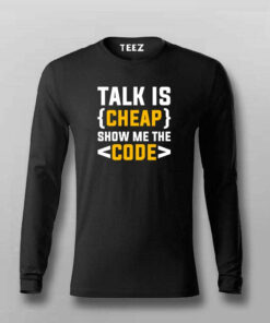 Talk Cheap Show Code T Shirt Speak in Syntax 3