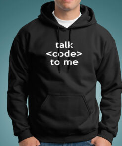 Talk Code To Me Funny Programmer And Coder T-Shirt For Men