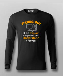 Tech Explainer Men’s T-Shirt – Guidance with a Twist