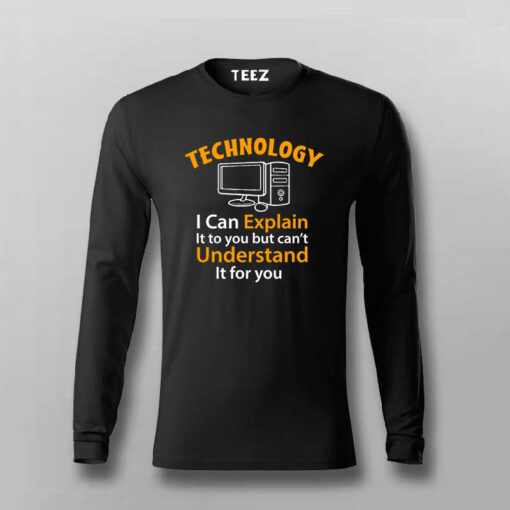 Tech Explainer Men’s T-Shirt – Guidance with a Twist