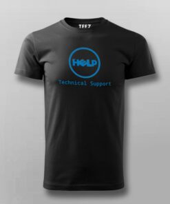 Tech Support Hero Dell Parody Men’s T-Shirt