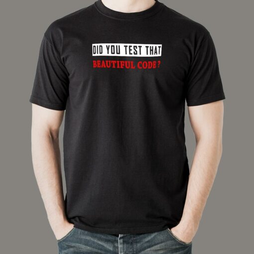 Test That Code  Humorous Developer Warning Tee