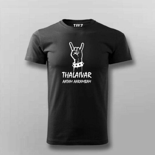 Thalaivar’s Aura Men’s T-Shirt – Celebrate the Legend