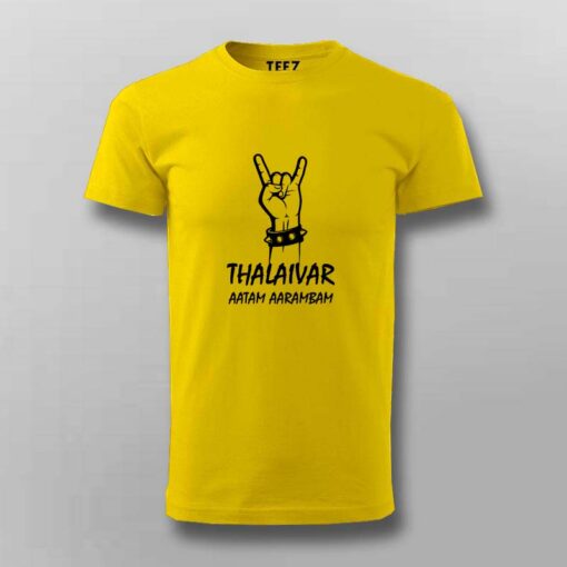 Thalaivar’s Aura Men’s T-Shirt – Celebrate the Legend