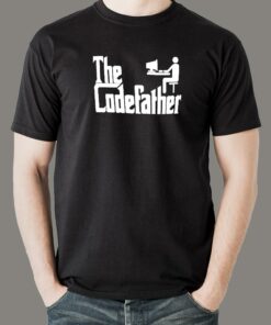The Codefather Tee – Commanding Respect in Code The Codefather Tee – Commanding Respect in Code