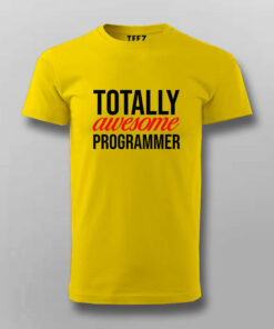Totally Awesome Programmer Code Master Tee 4