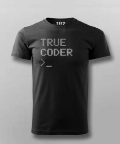 True Coder Essence Mens T Shirt Live the Code 3