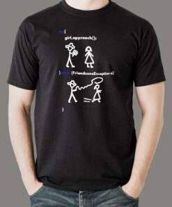 Try Catch Developer T-Shirt – Handle Life’s Errors