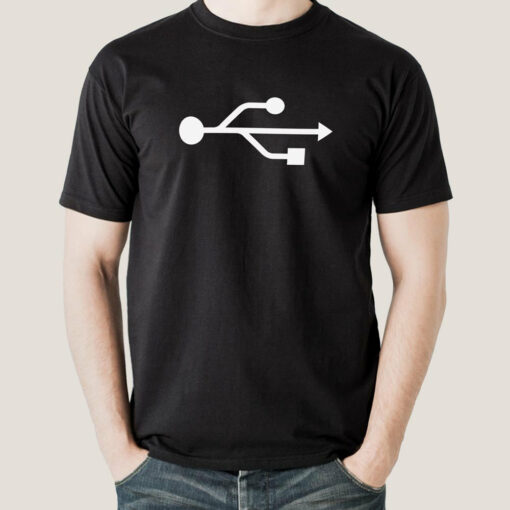 USB Icon T-Shirt – Plug In to Style