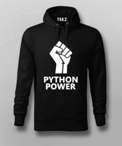 Unleash Python Power Men’s T-Shirt – Code With Strength