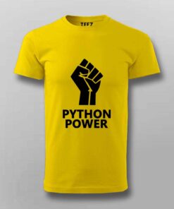 Unleash Python Power Mens T Shirt Code With Strength 4