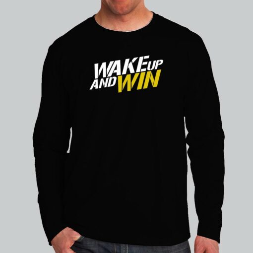 Wake Up And Win Men’s Motivation T-shirt