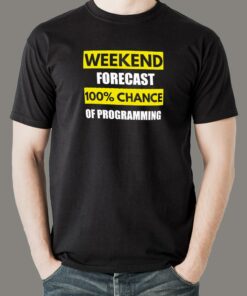 Weekend Forecast – Relaxing Geek Style Men’s Tee