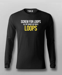 While Loops Fan Club Programmer’s Tee