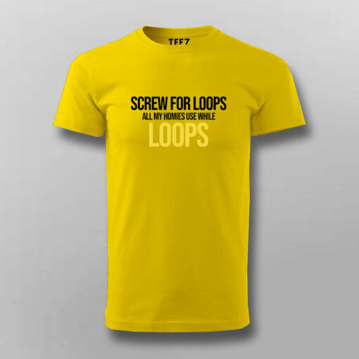 While Loops Fan Club Programmer’s Tee