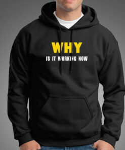 Why Working Now Men’s T-Shirt – The Coder’s Mystery