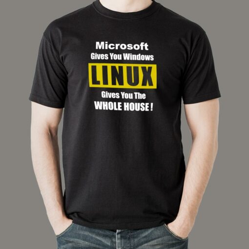 Windows vs Linux T-Shirt